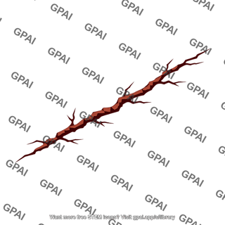 Surface crack