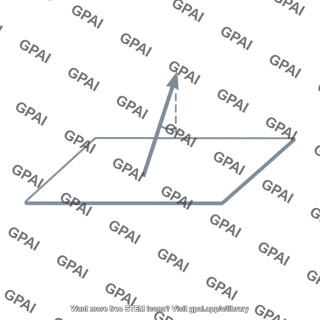 Projected surface element