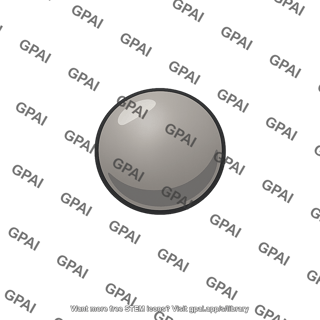 Cometary dust grain spherical