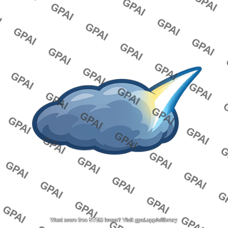 Cometary knot luminous cusp