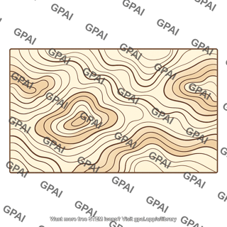 Topographic map