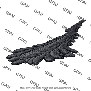Solidified lava flow