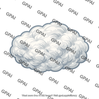 Stylized cloud