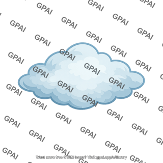 Stylized cloud