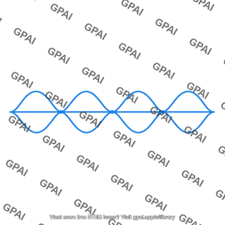 Standing sound wave