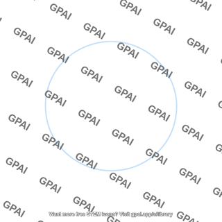 Blue circle outline