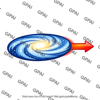 Galaxy receding