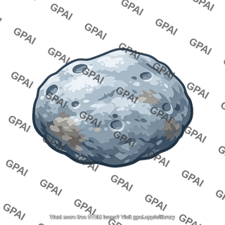 Kuiper belt object bluish gray