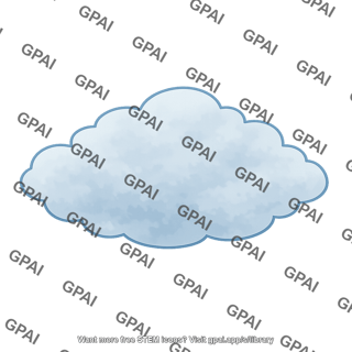 Stylized cloud