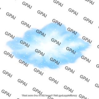 Gas cloud ionized blue white
