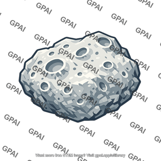 Cratered asteroid