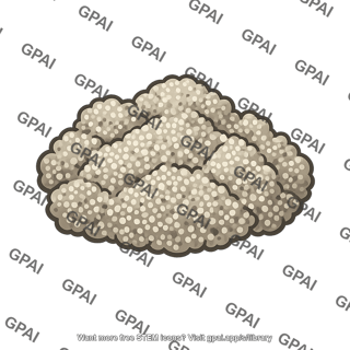 Silicate clump