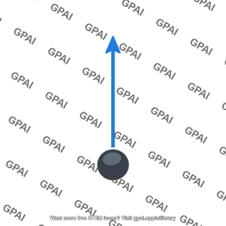 Particle upward