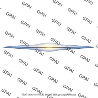 Galactic disk edge on