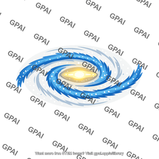 Spiral galaxy weakly barred