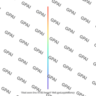 Rainbow gradient line