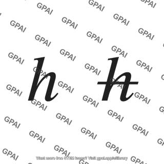 Planck constant symbol