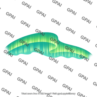 Aurora australis clipart