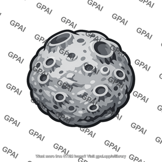 Natural satellite moon