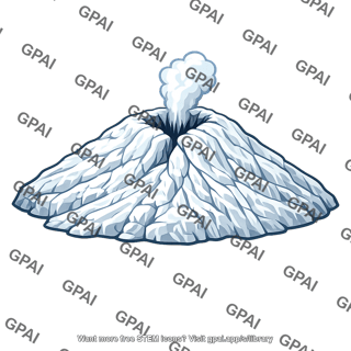 Ice volcano