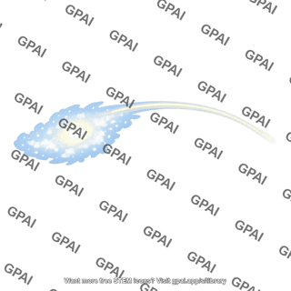 Single tidal tail galaxy