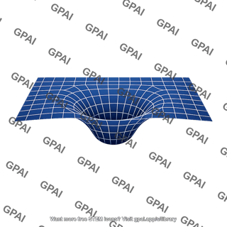Spacetime curvature grid