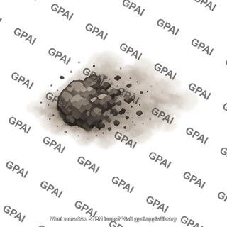 Dust grain vaporized