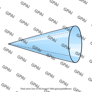 Cone of solid angle