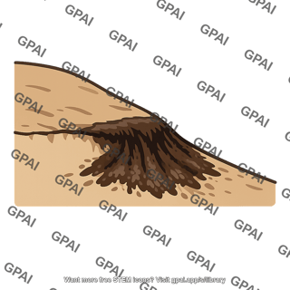 Seepage feature