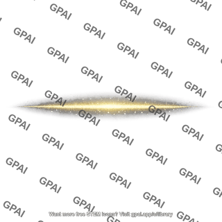 Disk of stars edge on