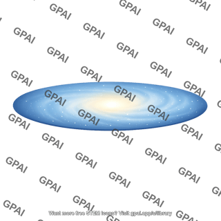 Spiral galaxy disk inclined subtle spiral