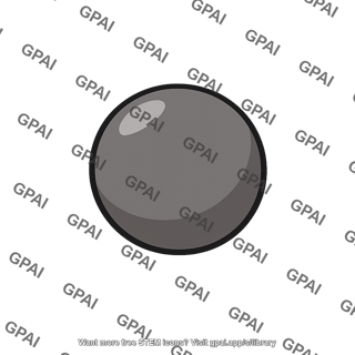 Spherical dust grain