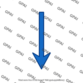 Downward transition arrow