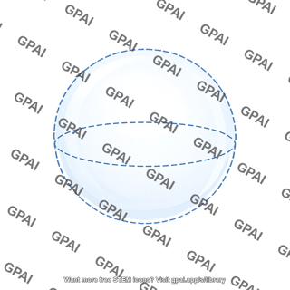 Spherical gaussian surface