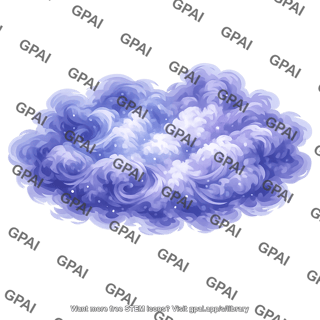 Turbulent gas cloud