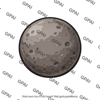 Cratered moon