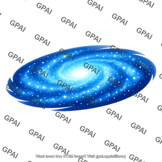 Blue galaxy
