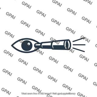 Observer viewing symbol