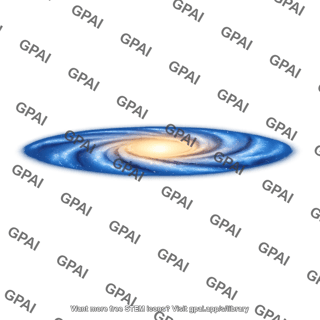 Milky way disk spiral