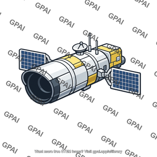 Space telescope satellite