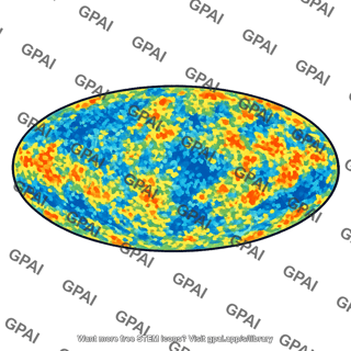 Cmb temperature fluctuation map