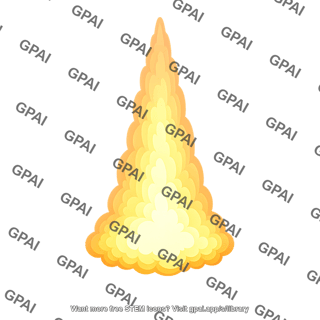 Rising gas plume