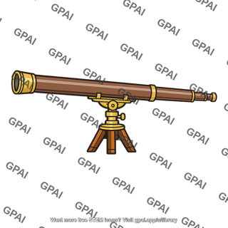 Historical refracting telescope