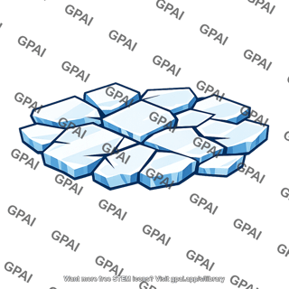 Broken ice