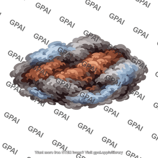 Gas and dust cocoon