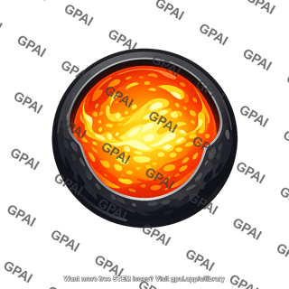 Iron core molten