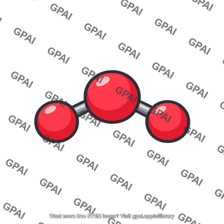 Ozone molecule