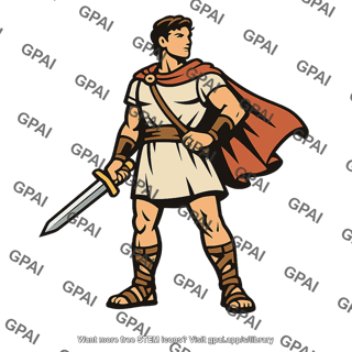 Ancient greek warrior