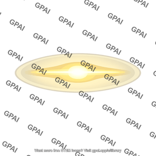 Barred lenticular galaxy