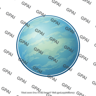 Planet with atmospheric rim